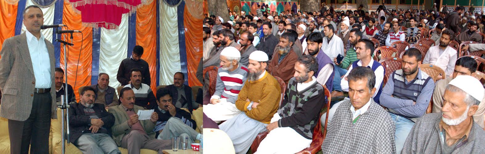 PDP Workers Convention at Achabal